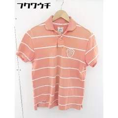 ◇ Zoy ゾーイ ボーダー 鹿の子 半袖 ポロシャツ サイズ1 オレンジ メンズ  【1110010013453】のサムネイル