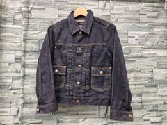 美品】BEMS カイハラデニム Gジャン スリムフィット 日本製 リジット L 