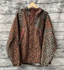 SUPREME GORE-TEX TAPED SEAM JACKET レオパード ブラウン size:L