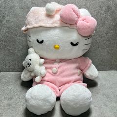 レア 当時物 ハローキティ ぬいぐるみ 着ぐるみ モノグラム ピンク くま 特大 レア 当時物 ハローキティ ぬいぐるみ 着ぐるみ モノグラム ピンク