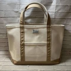 PAPAS PLUS トートバッグ アイボリー/グリーン MADE IN USA - メルカリ