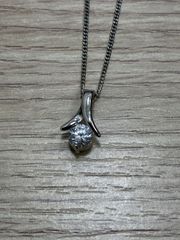 ゆきざきネックレス Pt900プラチナ ダイヤ0.20ct - メルカリ