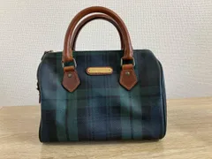 POLO RALPH LAUREN/ハンドバッグ/チェック/グリーン