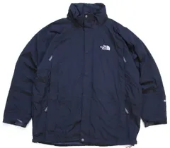 訳あり★00s THE NORTH FACEノースフェイス HyVent ナイロンジャケット 黒 XL★オールド マウンテン アウトドア ブラック ビッグサイズ