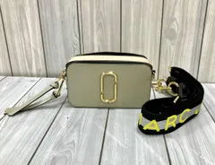 MARC JACOBS マークジェイコブス ショルダーバック ベージュ スナップショット