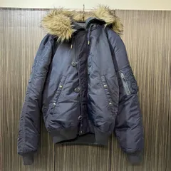 POLO RALPH LAUREN N-2B フライトダウンジャケット サイズM ネイビー ポロラルフローレン 