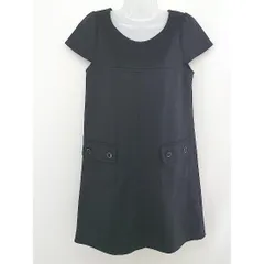 ◇ INTERPLANET インタープラネット 半袖 膝丈 ワンピース サイズ002 ブラック レディース  【中古】 【1203090003121】のサムネイル