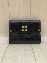 美品 バレンシアガ BBロゴ 三つ折り財布 ブラック - メルカリ