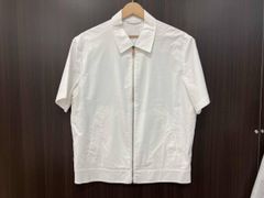 PRADA sports ジップアップ 半袖シャツ ホワイト - メルカリ