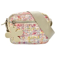 CHANEL ショルダーバッグ ツイード柄 ポシェット シャネル クローバー 