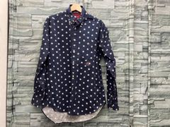 激レア 河谷シャツ 花柄×ストライプ×チェック ミックス 長袖シャツ XXL