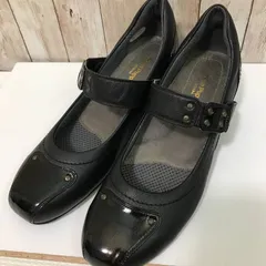 タ　Hush Puppies（ハッシュパピー）メリージェーンパンプス　ブラック　２４3Eのサムネイル