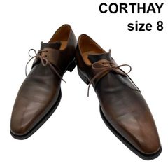 Corthay Arca 8.5 ブラック×パープル パティーヌ 純正ツリー付 - メルカリ