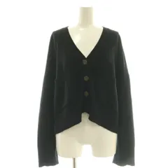 ヴェルメイユ パー イエナ VERMEIL par iena 25AW wool knit Vneck カーディガン ニット ブラック /CX ■OSのサムネイル