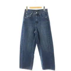 ルーニィ LOUNIE カーヴィワイドデニムパンツ 36 ブルー /HK ■OSのサムネイル