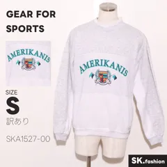 訳あり GEAR FOR SPORTS トップス スウェット　長袖　切り替えデザイン　コットン混　アメカジのサムネイル