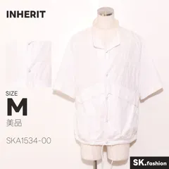 美品 INHERIT アウター シャツブルゾン　半袖　アーミー　スナップボタン　ポケット付き　綿100％のサムネイル