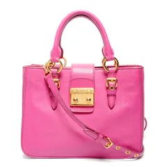 Miu Miu ミュウ ミュウ ショルダーバッグ マドラスレザー 2WAY【中古】