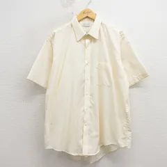 XL/古着 アロー 半袖 シャツ メンズ 90年代 90s 大きいサイズ USA製 薄ベージュ 26apr17のサムネイル