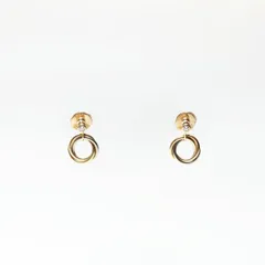 CARTIER カルティエ ピアス 750 YG ダイヤモンド トリニティ【中古】のサムネイル