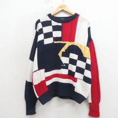 80s 短丈 ABSOLUTELY NO!JEANS アート総柄 セーター 古着 - メルカリ