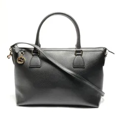GUCCI グッチ トートバッグ インターロッキングG 2way レザー【中古】
