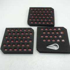 無線分割キーボード格子配列KGRID20 レトロキーキャップ&スイッチ 付