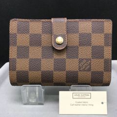 極美品】ルイヴィトン ダミエ ヴィエノワ がま口財布 二つ折り N61664