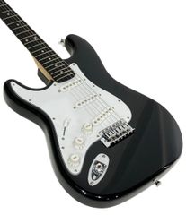 美品】Legend LST-Z エレキギター ストラト 黒 マッチングヘッド