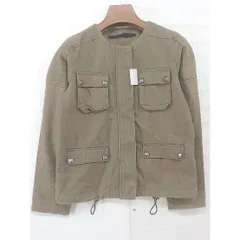 ◇ KBF+ アーバンリサーチ 長袖 ノーカラー ジャケット サイズF ベージュ レディース P  【中古】 【1208220014381】のサムネイル