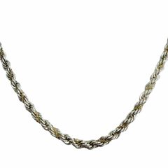 k14コンビシルバースクリューネックレス 60センチ 50.9g - メルカリ