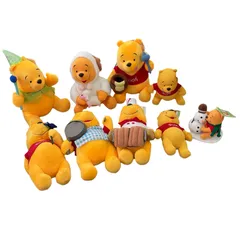 170071 現状品 Disney ディズニー くまのプーさん ぬいぐるみ 9点まとめ売り
