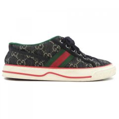 GUCCI GGパターン スニーカー ネイビー キャンバス 美品 - メルカリ