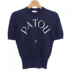PATOU パトゥ ニット 半袖 スカイブルー S - メルカリ