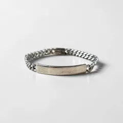 Mexican Jewelry Sterling Bracelet ヴィンテージ メキシカンジュエリー IDブレスレット 喜平 チェーン シルバー MEX925 刻印 メキシコ製