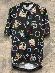 KD827 노스 웨이브 NORTHWAVE NEON PARTY JERSEY 반소매 사이클 저지 블랙 L