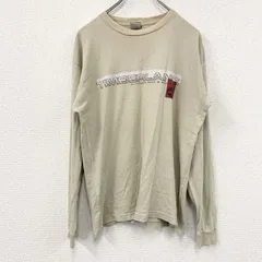 Timberland　ティンバーランド　長袖プリントTシャツ/ロンT　ベージュ　XSサイズ　古着のサムネイル
