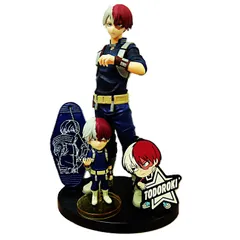 [TK]僕のヒーローアカデミア ヒロアカ 轟焦凍 フィギュア / ラバーストラップ / キーホルダー まとめ売り 4点セット