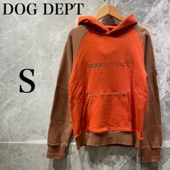 DOG DEPT レディース S パーカー ドッグデプト ロゴ オレンジ 美品のサムネイル