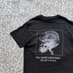 Unknown / X-ray graphic T-shirt sizeS-M相当 X線　レントゲン　グラフィックTシャツ　頭蓋骨　ユニセックス