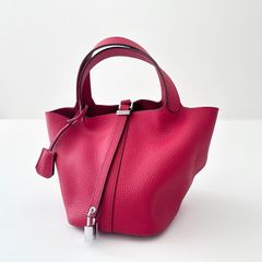 Ecrin18 本革 ハンドバッグ PMサイズ グレージュ - メルカリ