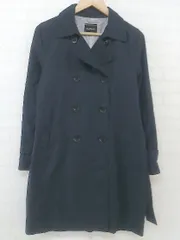 ◇ ◎ HusHusH ハッシュアッシュ ベルト付 長袖 トレンチ コート サイズL ネイビー レディース P  【中古】 【1209050006126】のサムネイル