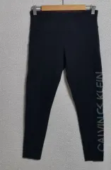 Mサイズ) Calvin Klein カルバン・クライン ブラック コットン レギンスのサムネイル