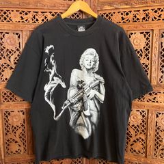SHAKA マリリンモンローCAILI RIDERフェードブラックTシャツ2XL - メルカリ
