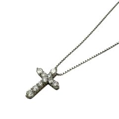 Cartier】カルティエ クロスチャーム 1Pダイヤモンド K18WG 750刻印