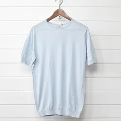 ジョンスメドレー BELDAN Tシャツ M ライトブルー JOHN SMEDLEY｜24f0608のサムネイル