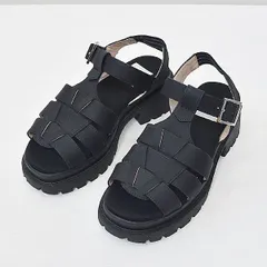 LANVIN en Bleu ランバン オン ブルー グルカ サンダル ブラック S｜24k1251のサムネイル