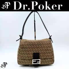 FENDI フェンディ ズッキーノ柄マンマバケット ワンショルダーブラウン