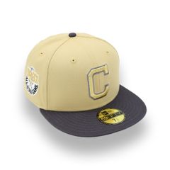 일본 미발매 뉴에라 클리블랜드 인디언스 1981 올스타 게임 캡 / NEW ERA CLEVELAND INDIANS 1981 ALL STAR GAME SIDE PATCH 59FIFTY [V.GOLD/CHARCOAL]