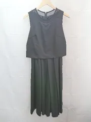 ◇ COMME CA ISM 無地 シンプル パーティー 綺麗め ノースリーブ オールインワン サイズM ブラック系 レディース E  【1211150035944】のサムネイル